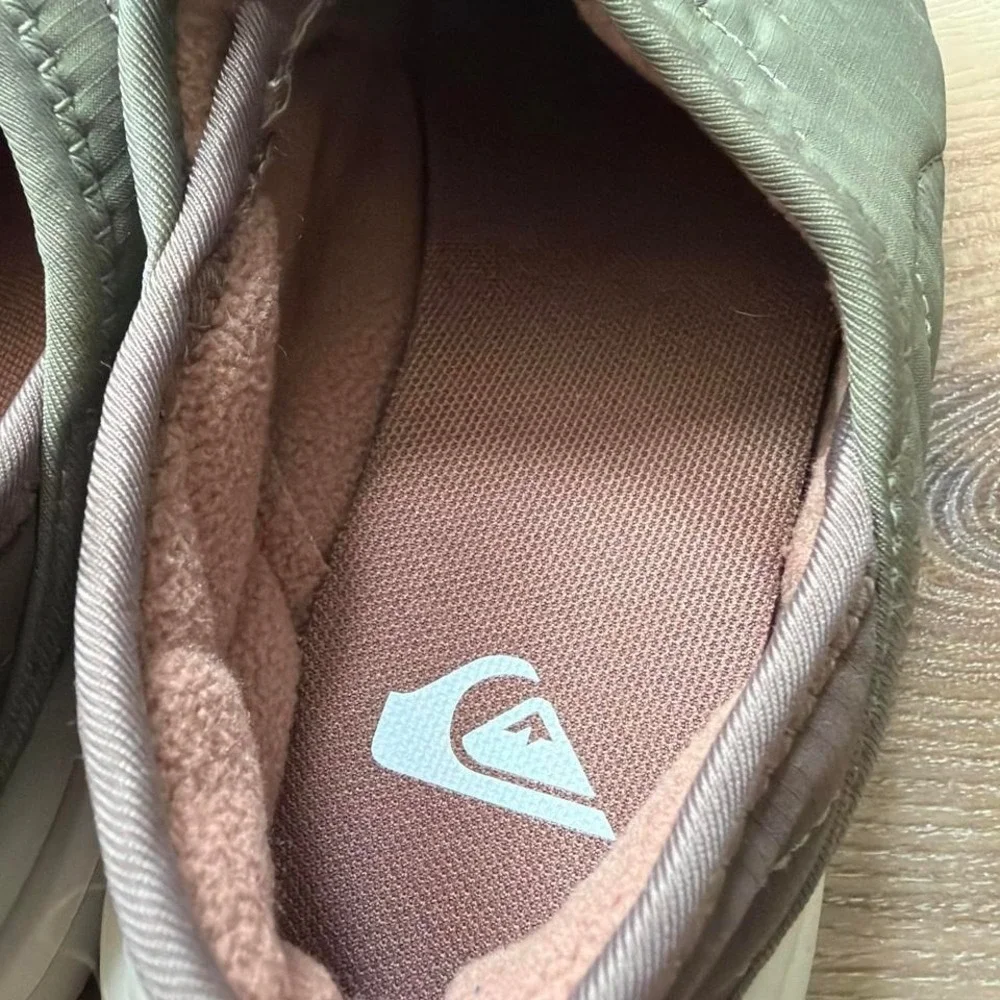Quiksilver Quilted Puffy Slip On Mules Shoes Men 6 Women 8 EU 39 Camp Gorpcore